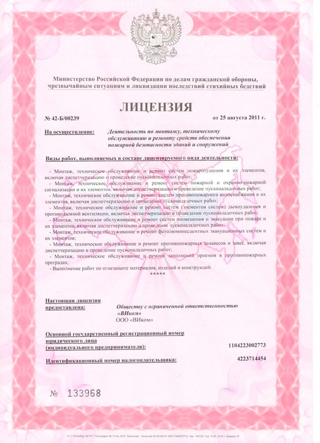 Лицензия